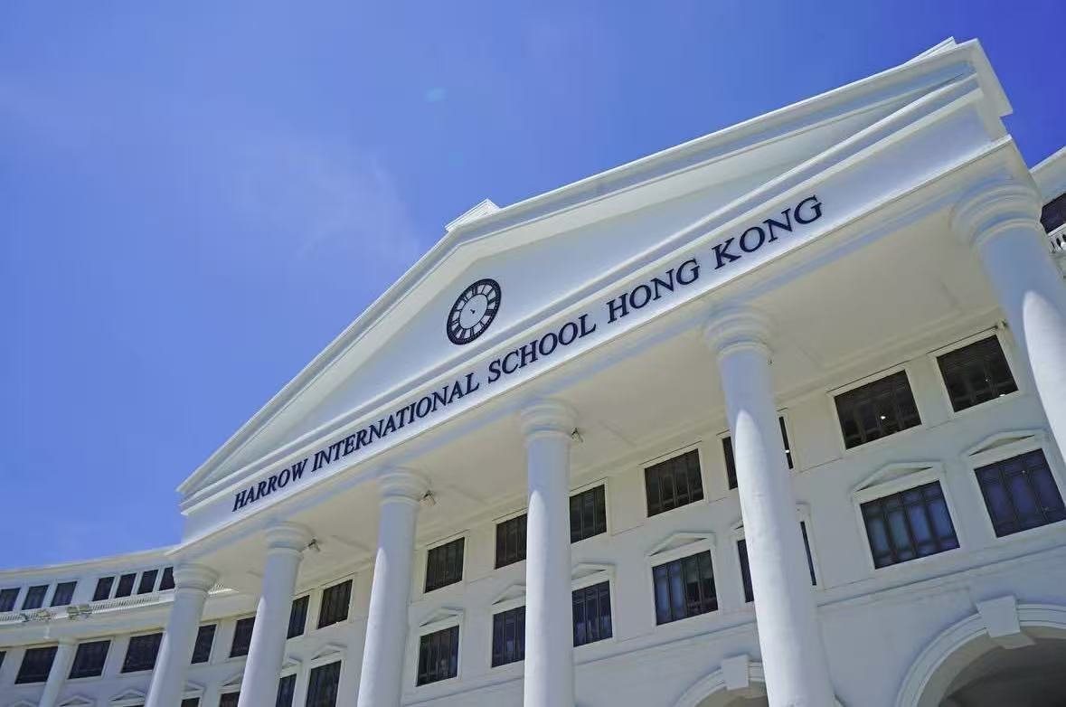 School Branding and Identity Signage System with Architectural Elements and Educational Institution Recognition